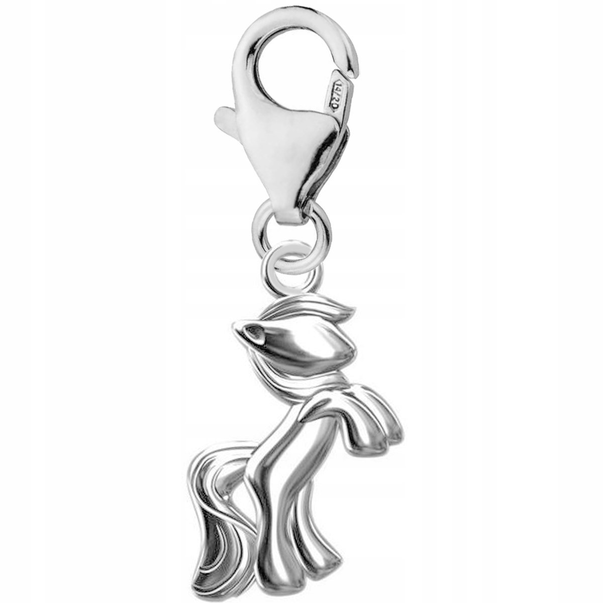 Zawieszka Srebrna z Konikiem Kucykiem Horse Pony Koń Konik Kucyk SREBRO 925