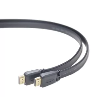 Gembird Kabel HDMI-HDMI V1.4 High Speed Ethernet 1m (płaski) CC-HDMI4F-1M - Kable - miniaturka - grafika 2