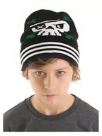 Czapki dla dzieci - Denokids Czapka w kolorze czarnym - miniaturka - grafika 1