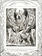 Plakaty - Satan Going Forth fron the Presence of the Lord, William Blake - plakat Wymiar do wyboru: 50x70 cm - miniaturka - grafika 1