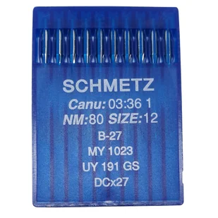 Igły Schmetz B27 80 - Akcesoria i części do maszyn do szycia - miniaturka - grafika 1