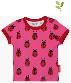 Bluzki dla niemowląt - Toby Tiger Toby Tiger Koszulka w kolorze różowym - grafika 1