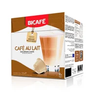Kawa w kapsułkach i saszetkach - BICAFE Cafe au Lait kapsułki do Dolce Gusto - 16 kapsułek - miniaturka - grafika 1
