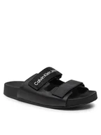 Klapki i japonki damskie - Calvin Klein Jeans Klapki Comfort Sandal 1 YW0YW00597 Czarny - miniaturka - grafika 1