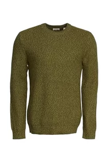 Swetry męskie - ESPRIT sweter męski, 361/oliwkowy 2, XS - grafika 1