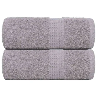 vidaXL Ręczniki mydlane 2 szt. Szare 30x30 cm 360 gsm 100% bawełna - Ręczniki - miniaturka - grafika 1