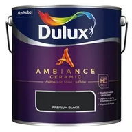 Farby wewnętrzne - Farba Dulux Ambiance Ceramic premium black 2,5l - miniaturka - grafika 1