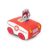 Zabawki sensoryczne - Lilliputiens Miękkie auto z napędem pull-back Lisiczka Alice 18 m+ - miniaturka - grafika 1