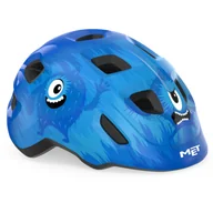 Kaski rowerowe - MET Hooray Blue Monsters/Glossy XS (46-52 cm) Dziecięcy kask rowerowy - miniaturka - grafika 1
