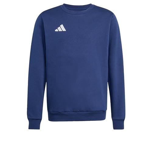adidas uniseks-kind Entrada26 Sweat Top Kids, team navy blue 2/white, 7-8 Years