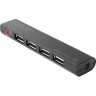 Huby USB - Defender Hub Defender QUADRO PROMT USB 2.0 4-porty 83200 - miniaturka - grafika 1