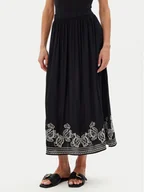 Spódnice - JDY Spódnica maxi Risso 15354225 Czarny Regular Fit - miniaturka - grafika 1