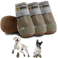 Skarpetki dla dzieci - Hcpet Buty dla psów, oddychające buty dla małych, średnich i dużych psów, antypoślizgowe buty dla szczeniaka, ochraniacze łap, z odblaskowymi paskami, 4 szt - miniaturka - grafika 1