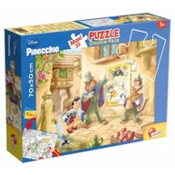 Puzzle - Lisciani Puzzle dwustronne Maxi 35 Pinokio - miniaturka - grafika 1