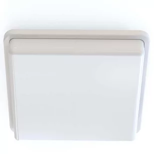Nowodvorski Prostokątny plafon / kinkiet do łazienki TAHOE II 25cm 2xE27 biały 10037 - Lampy ścienne - miniaturka - grafika 1
