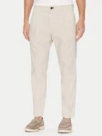 Spodnie męskie - JOOP! Jeans Chinosy 15 JJF-100Lead2 30046561 Beżowy Loose Fit - miniaturka - grafika 1