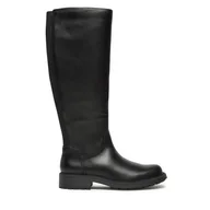 Kozaki damskie - Kozaki Clarks Orinoco2 Rise 261747894 Czarny - miniaturka - grafika 1