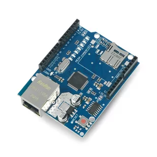Ethernet Shield W5100 dla Arduino z czytnikiem kart microSD - Podzespoły elektroniczne - miniaturka - grafika 1