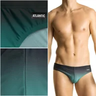 Kąpielówki męskie - SLIPY KĄPIELOWE Atlantic KMT-336 plażowe kąpielówki męskie - XXL - miniaturka - grafika 1