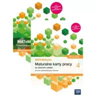 Podręczniki do technikum - MATeMAtyka 4. Podręcznik i maturalne karty pracy dla liceum i technikum. Zakres podstawowy i rozszerzony - miniaturka - grafika 1