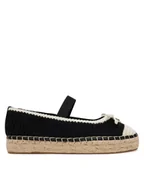 Espadryle damskie - Guess Espadryle FLJJON FAB02 Czarny - miniaturka - grafika 1