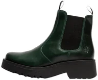 Botki damskie - Fly London MEDI789FLY Damskie botki, Petrol, 37 EU, benzyna, 37 EU - miniaturka - grafika 1