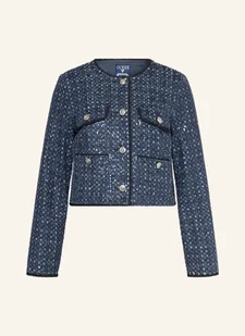 Guess Bosmanka Elisa Z Cekinami blau - Marynarki i żakiety damskie - miniaturka - grafika 1