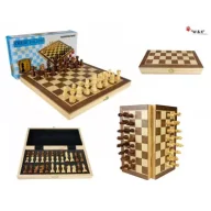 Gry planszowe - Szachy drewniane magnetyczne premium - miniaturka - grafika 1