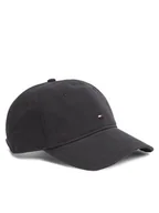 Czapki męskie - Tommy Hilfiger Czapka z daszkiem Flag '85 Soft 6 Panel Cap AM0AM12531 Czarny - miniaturka - grafika 1
