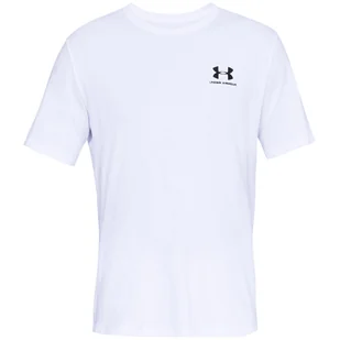 Koszulka męska Under Armour Sportstyle Left Chest SS Rozmiar: XXL / Kolor: biały - Koszulki sportowe męskie - miniaturka - grafika 1