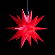 Oświetlenie świąteczne - DECO TREND Gwiazda LED, zewnętrzna, 18 ramion  12cm czerwona - miniaturka - grafika 1