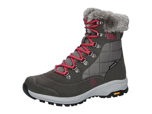 Brütting Damskie buty zimowe Himalaya, szare/różowe, 40 EU, szary różowy, 40 EU