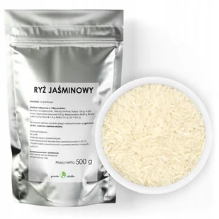Ryż Jaśminowy Ryż Biały Długoziarnisty 500G - Ryż - miniaturka - grafika 1