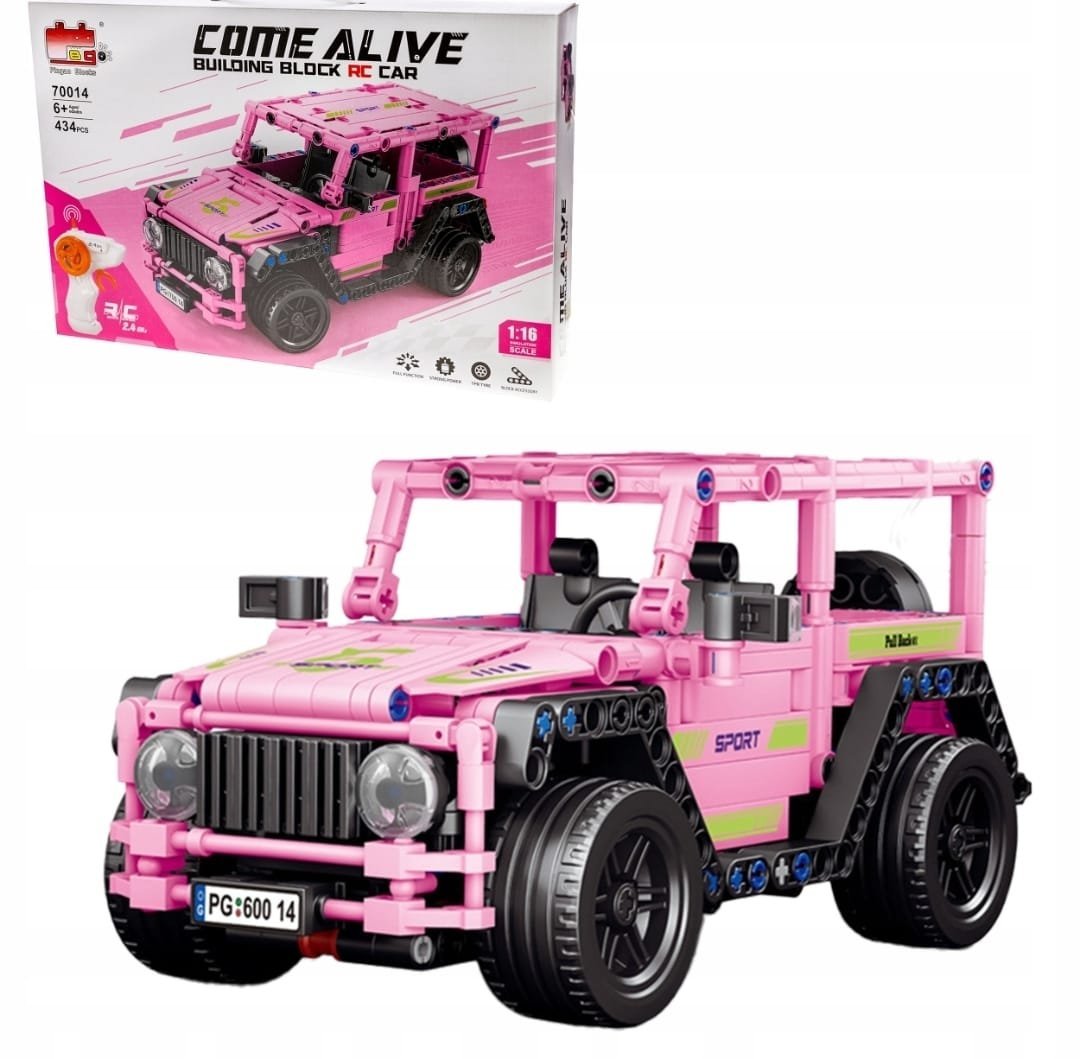 ZESTAW KLOCKÓW SAMOCHÓD RC STEROWANY PILOTEM - 434 ELEMENTY - IDEALNY NA PREZENT