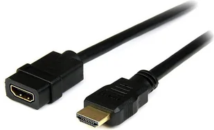 Kabel StarTech HDMI - HDMI 2m czarny HDEXT2M - Kable komputerowe i do monitorów - miniaturka - grafika 1