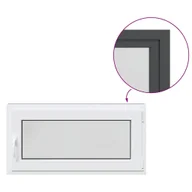 Tablice i flipcharty - vidaXL Okno piwniczne RISOR 100x50 cm uchylno-rozwierne DIN prawe - miniaturka - grafika 1