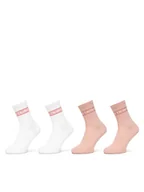 Skarpetki damskie - Calvin Klein Jeans Zestaw 4 par wysokich skarpet damskich 701235385 Kolorowy - miniaturka - grafika 1