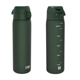 ION8 Zielona butelka na wodę z miarką 500 ml - Butelki filtrujące - miniaturka - grafika 1