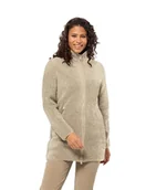 Kurtki damskie - Jack Wolfskin High Curl Coat W damska kurtka polarowa - miniaturka - grafika 1
