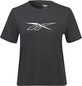 Koszulki i topy damskie - REEBOK- T-SHIRT DAMSKI - WOR SUPREMIUM TEE HB1049 GRAFITOWY - miniaturka - grafika 1