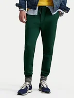 Spodnie sportowe męskie - Polo Ralph Lauren Spodnie dresowe 710881518087 Zielony Regular Fit - miniaturka - grafika 1
