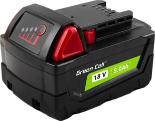 Green Cell Green Cell Bateria do Milwaukee M18 18V 5Ah zamiennik M18 B5 4932430483 - Baterie i akcesoria - miniaturka - grafika 1