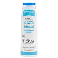 Kosmetyki kąpielowe dla dzieci - Alphanova Kids - Żel 3w1 do mycia ciała i włosów 250ml - miniaturka - grafika 1