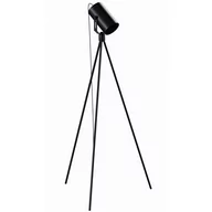 Lampy stojące - Stojąca lampa podłogowa 137623620521 na trójnogu czarna - miniaturka - grafika 1