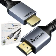 Kable - Kabel Przewód do HDMI 2.1 8K 60Hz 2m High Speed HQ IZOXIS - miniaturka - grafika 1