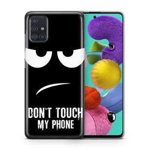 Etui na telefon komórkowy Samsung Galaxy Protective Case Cover Bumper Case Shell Ultra Thin, Model: Samsung Galaxy Note 20 Ultra, Wybierz wzór: Dont Touch My Phone Black - Etui i futerały do telefonów - miniaturka - grafika 1