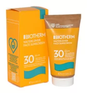 Balsamy i kremy do opalania - Biotherm Waterlover, krem do opalania Face Sunscreen Cream Spf30 - miniaturka - grafika 1