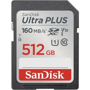 SANDISK Ultra Plus SDXC 512GB SDSDUNC-512G-GN6IN - Karty pamięci - miniaturka - grafika 1
