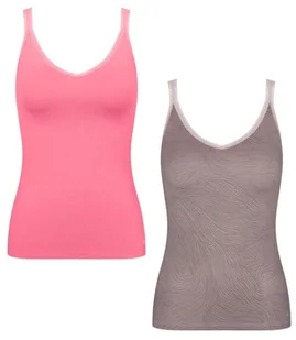 2 x Koszulka damska sloggi GO Shirt 01 C2P-L - Koszulki i topy damskie - miniaturka - grafika 1