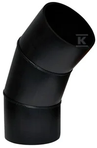 Kolano PEHD 250/45 segmentowe SDR26 S12.5, kolor czarny, QS (Quick Stream) - Łączniki, trójniki, kształtki - miniaturka - grafika 1